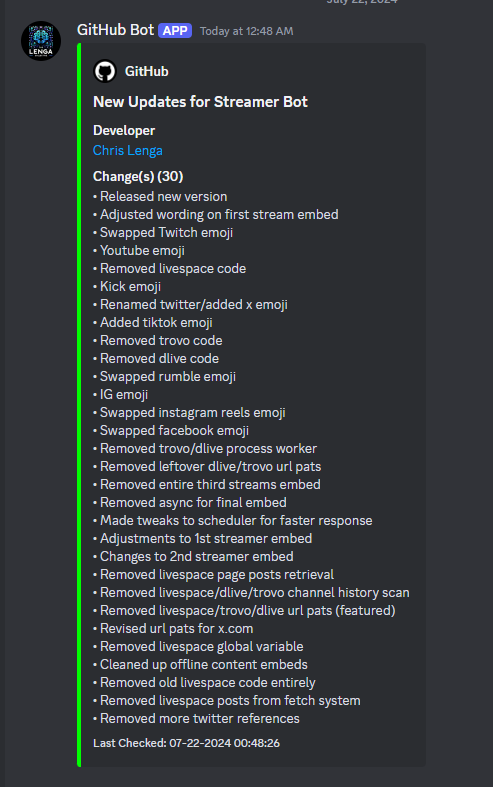 GitHub Discord Bot - 3